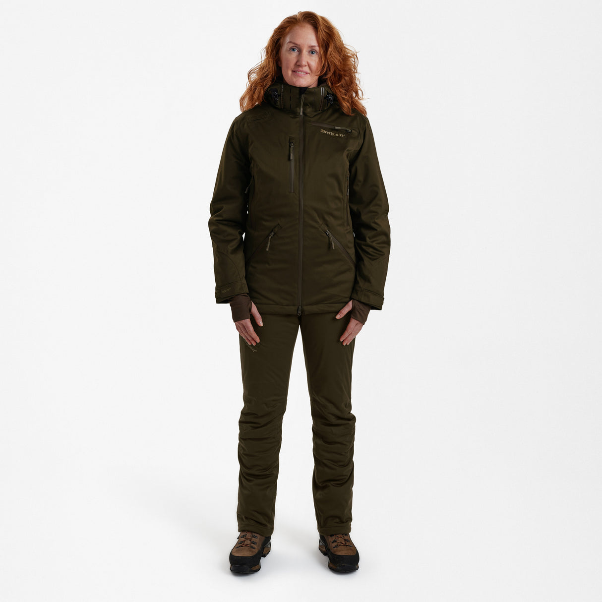 Damen Excape Winterjacke Art Green - Deerhunter