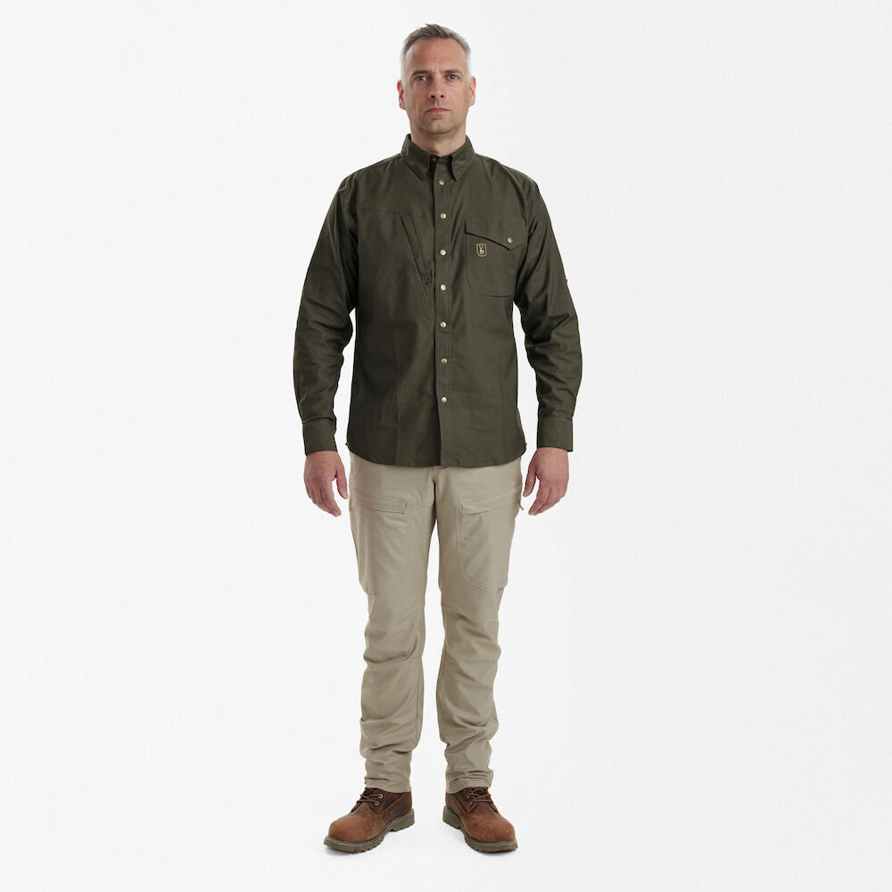 Matobo Hemd Forest Green - Deerhunter