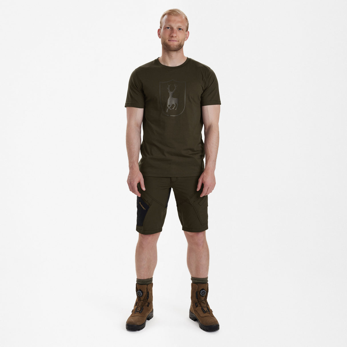 Logo-T-Shirt Fallen Leaf - Deerhunter