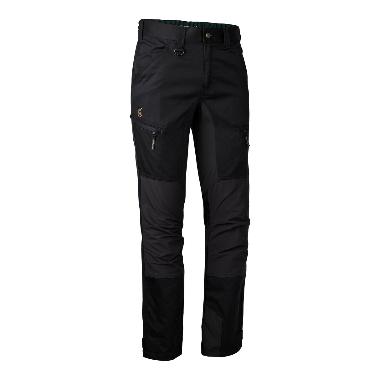 Rogaland Stretchhose mit Kontrast - Kurz - Schwarz - Deerhunter