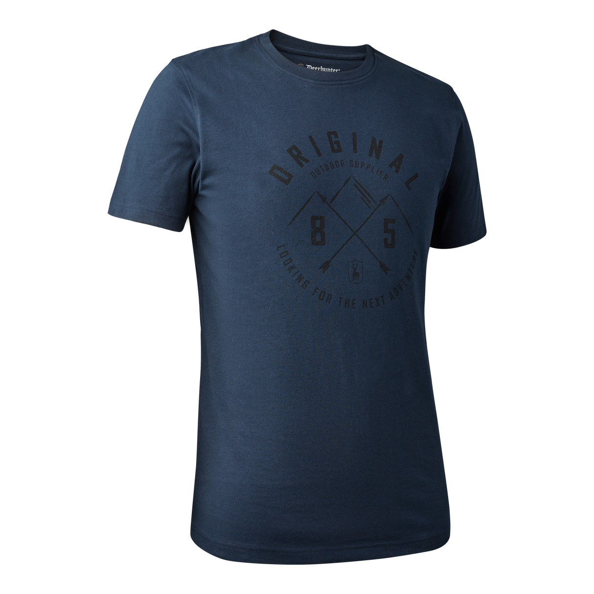 Nolan T-Shirt Dunkelblau - Deerhunter