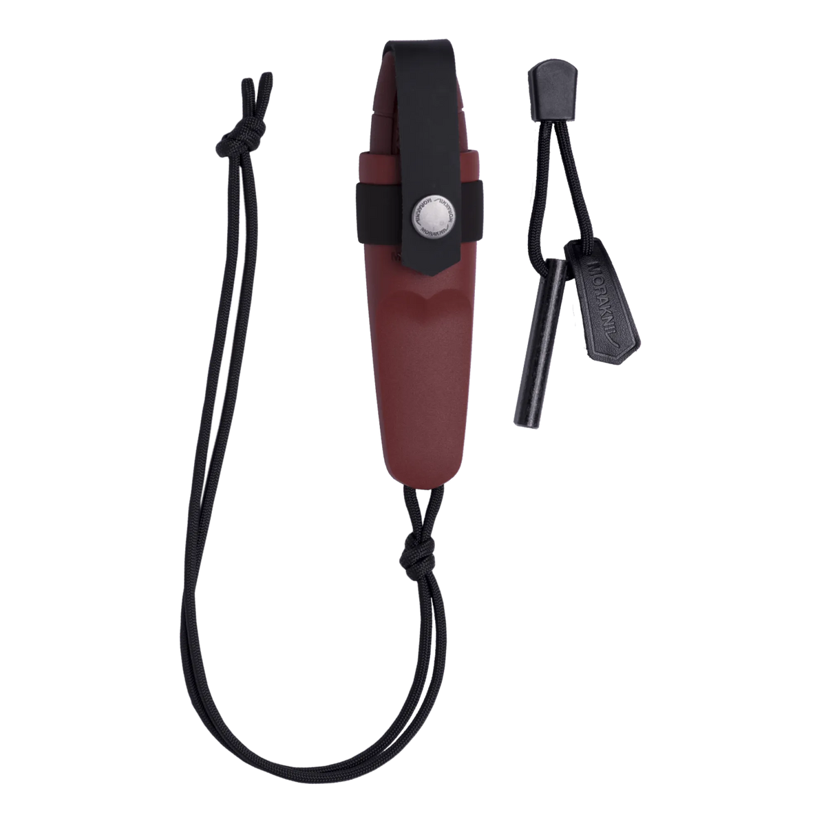 Morakniv Eldris z Fire Kit (S) czerwony – kompaktowy nóż outdoorowy