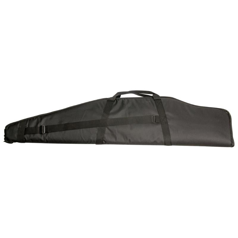 Gewehrfutteral Schwarz 130 cm mit Schalldämpfertasche - Buffalo River