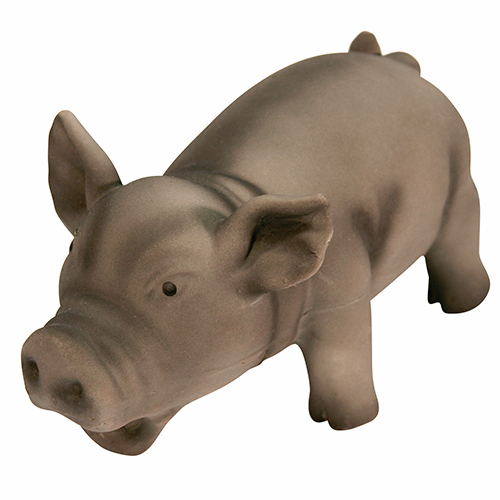 Latexschwein mit Grunzlaut 15 cm – Kerbl