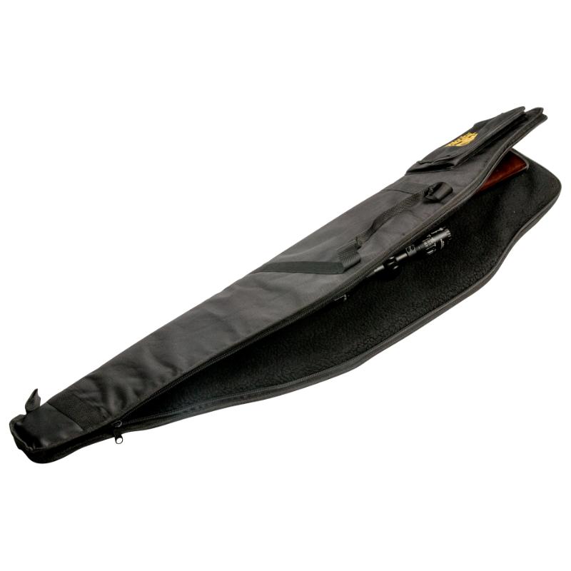 Gewehrfutteral 130 cm mit Tasche und Riemen - Buffalo River