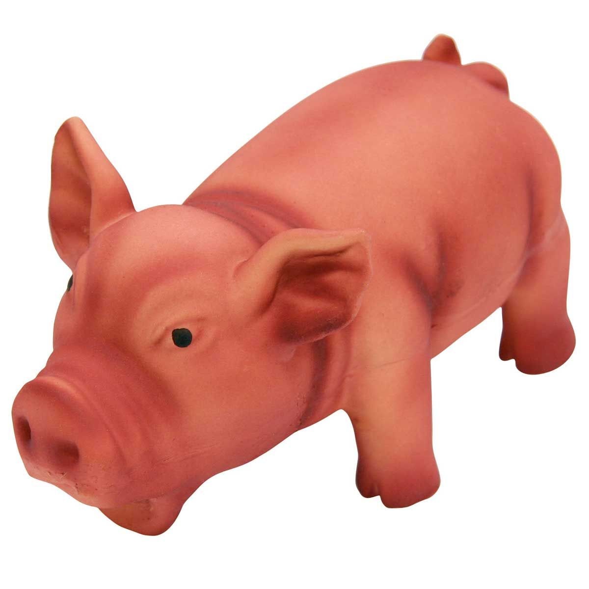 Latexschwein mit Grunzlaut 15 cm – Kerbl