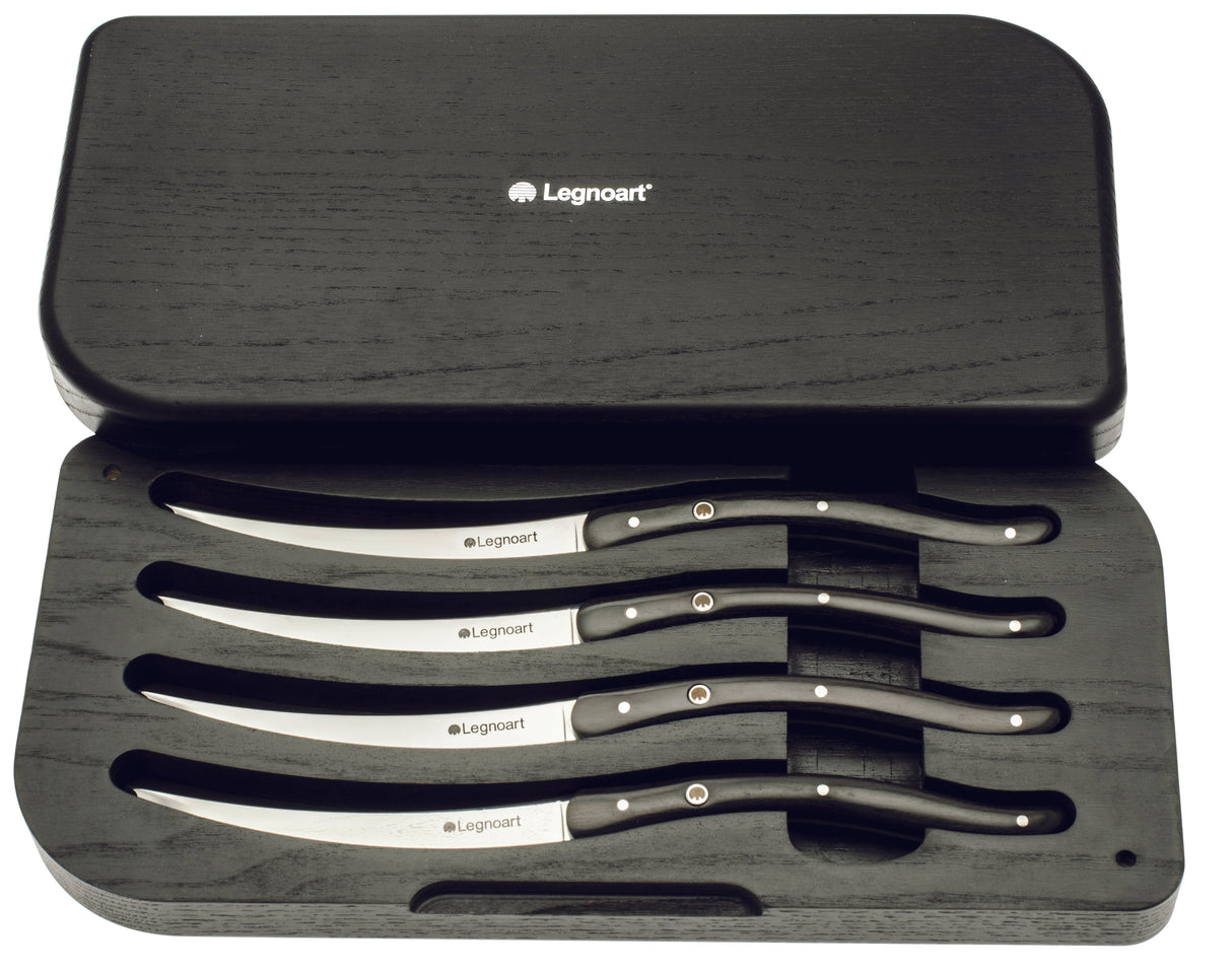WAGYU Steakmesser Dunkles Holz - Legnoart