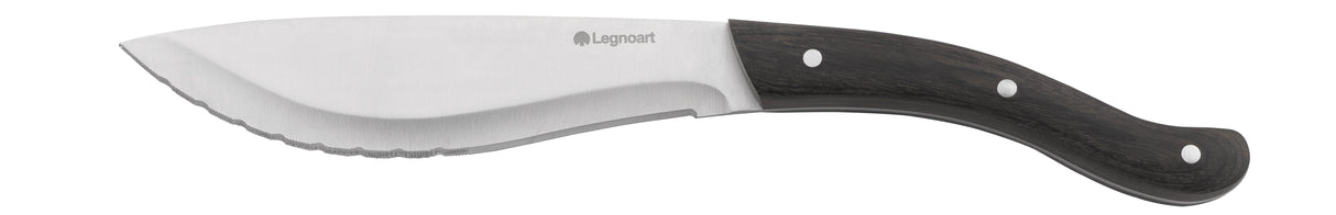 TOMAHAWK Steakmesserset - 4 Stk. - dunkler Griff - Legnoart