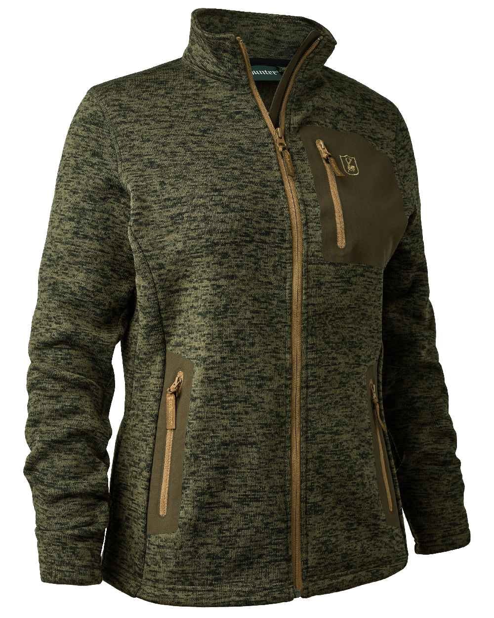 Lady Sarek Strickjacke Oliv - Deerhunter