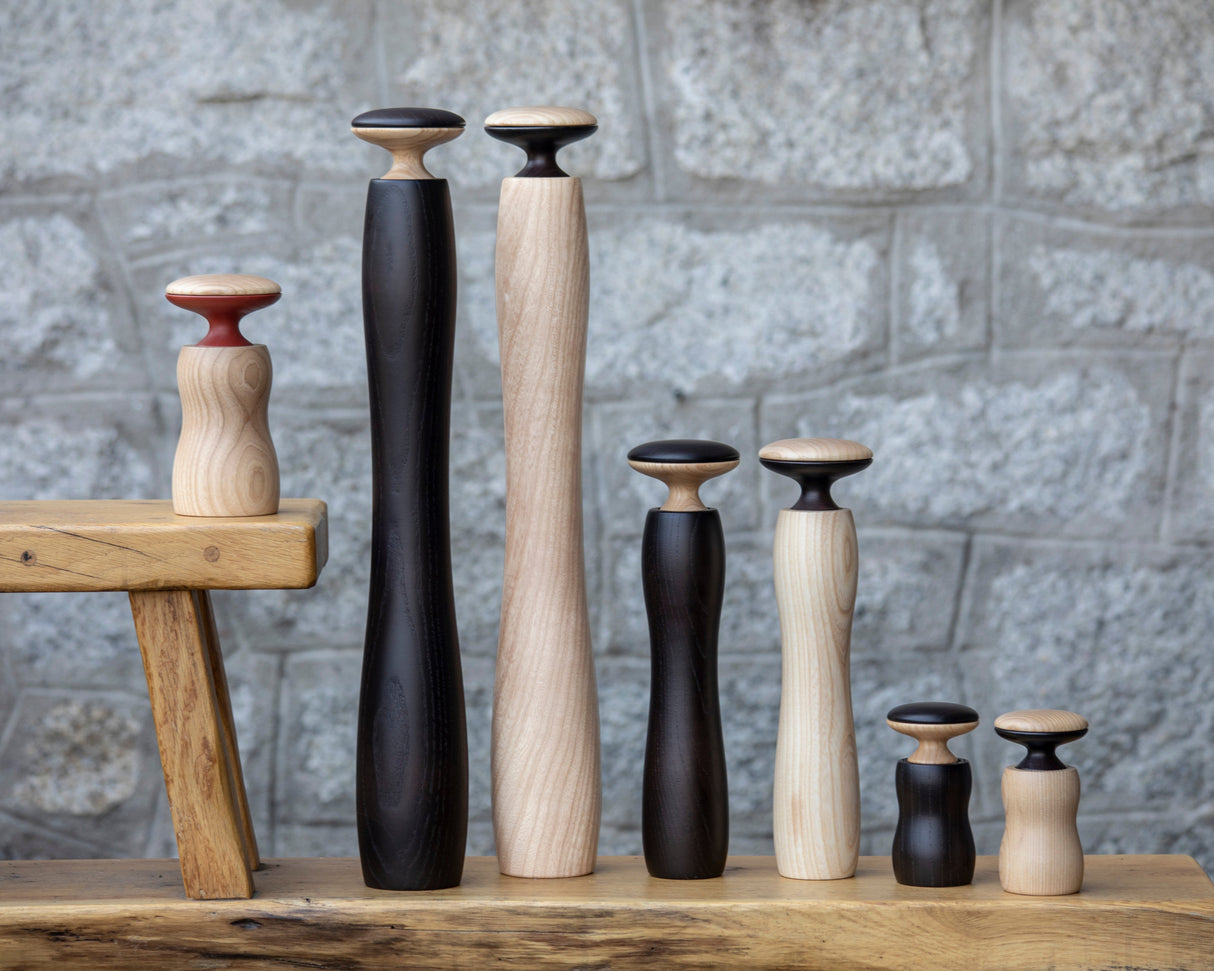 HERCULES Salz-/Pfeffer-Keramikmühle - Mittel - helle Esche - Legnoart