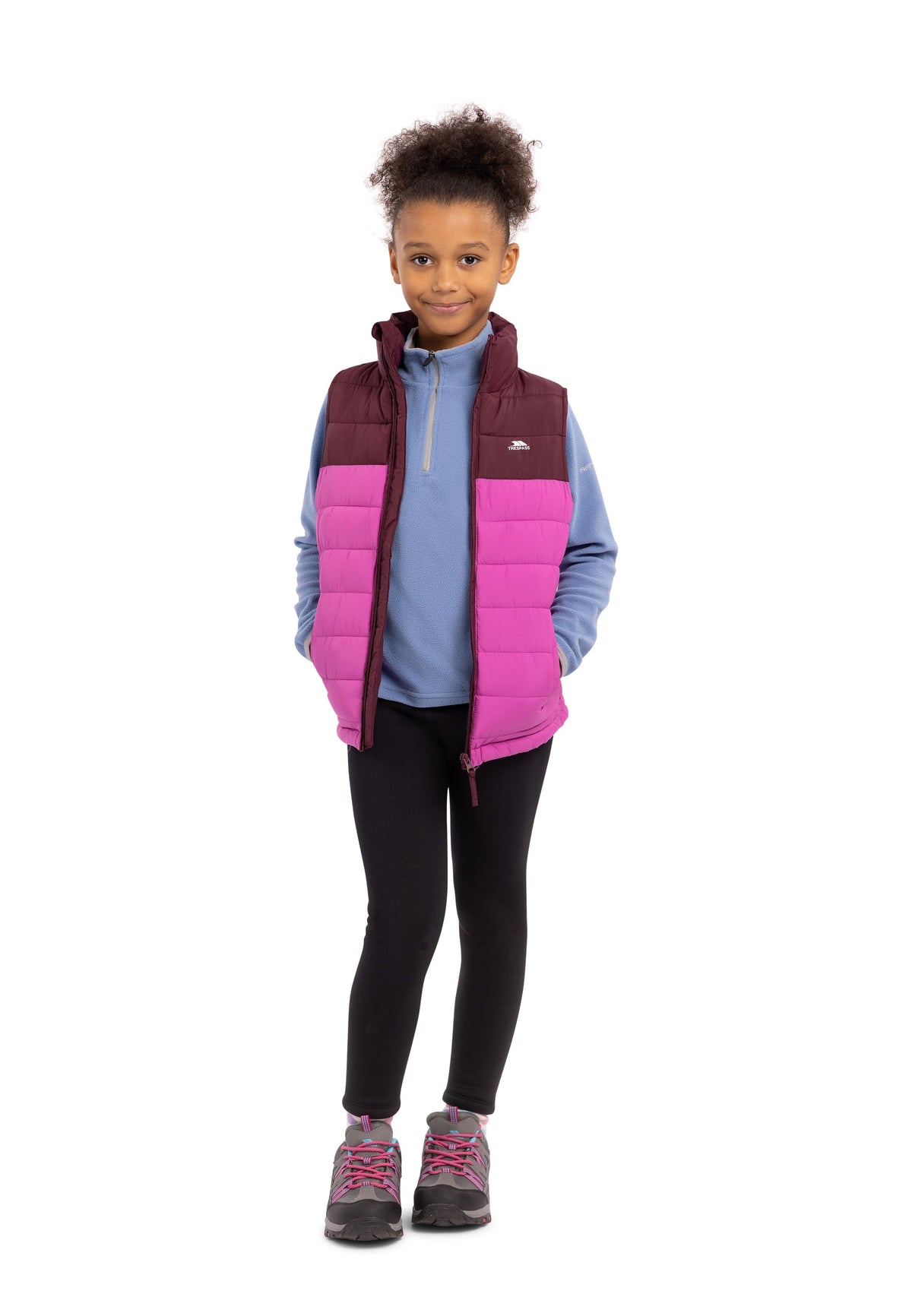 Sybil-female Microfleece at100 - Denim Blue - Trespass