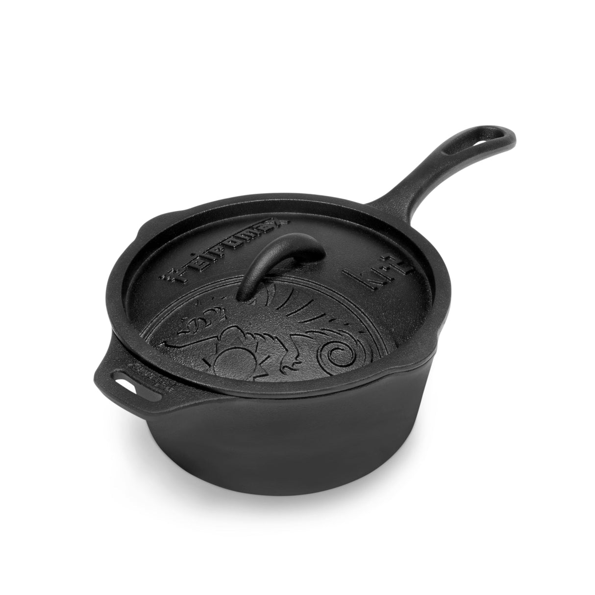 Gusseiserner Kochtopf mit Deckel kr2 – Petromax