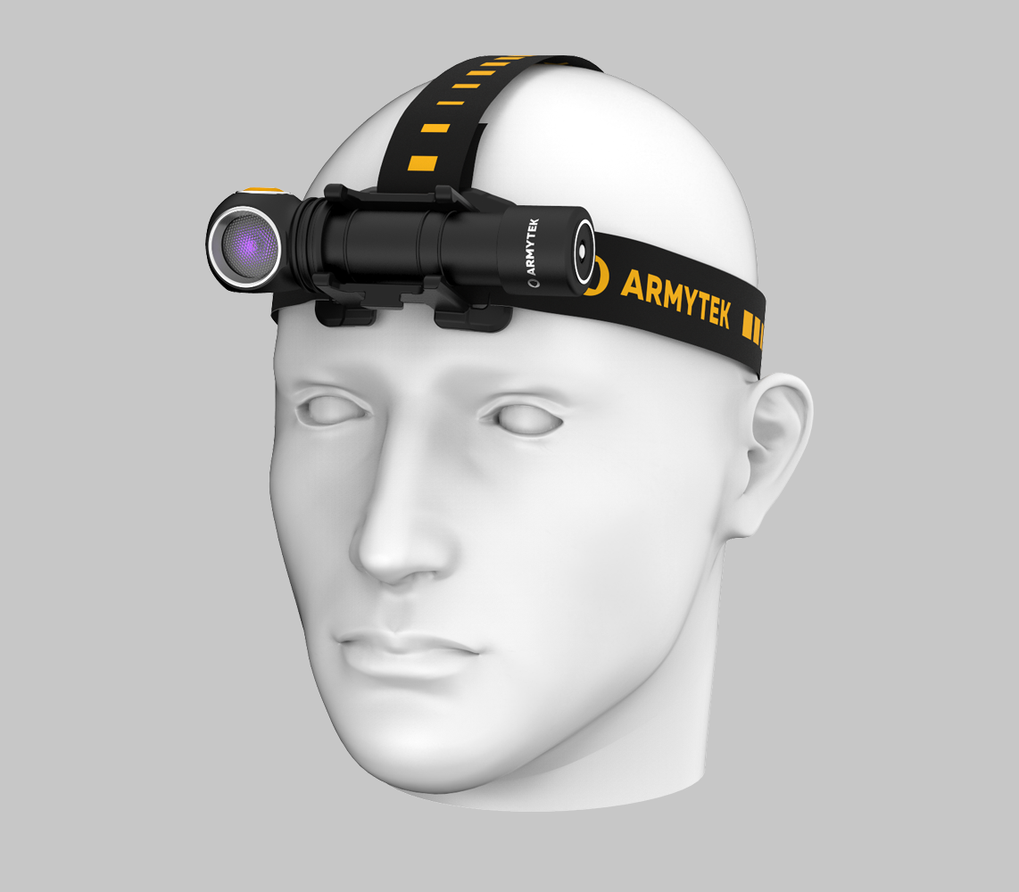 Armytek Wizard C2 WUV - Biały i ultrafioletowy - 1100 lm i 1595 mW (400 nm)