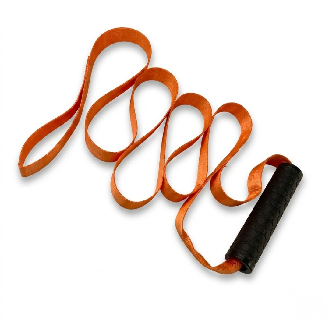 Schleppleine Orange mit Griff - HuntElite