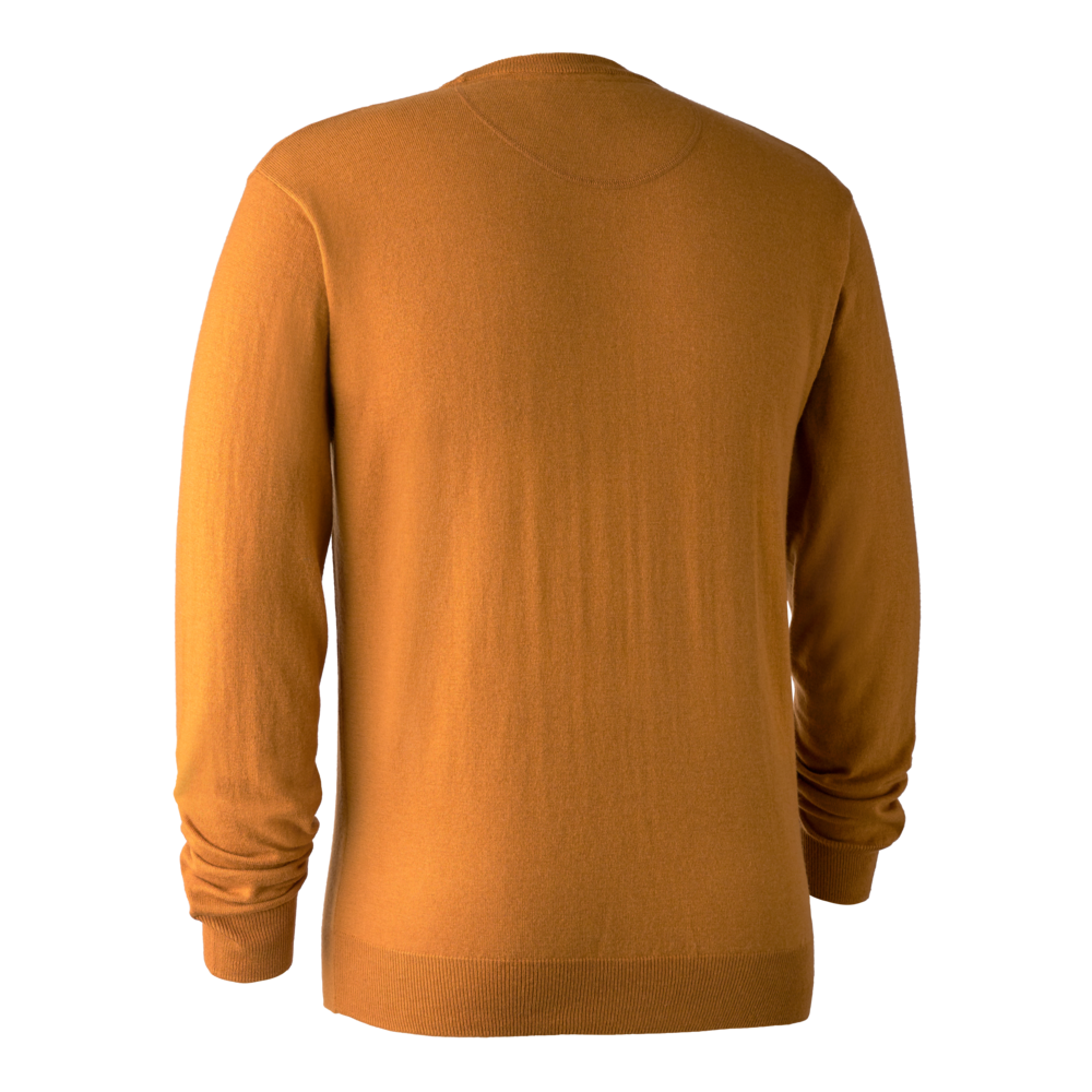Kingston Pullover mit rundem Hals Golden Oak - Deerhunter