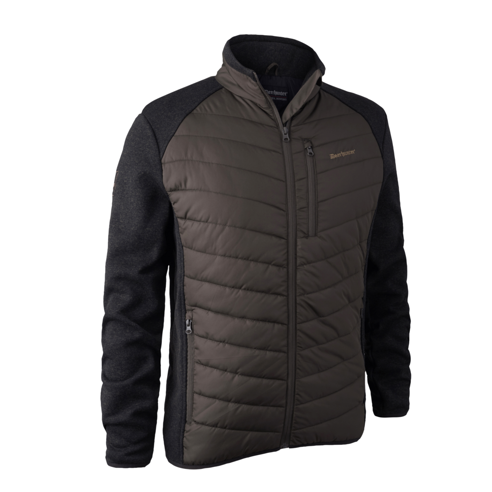 Moor Steppjacke mit Strick - Braun - Deerhunter