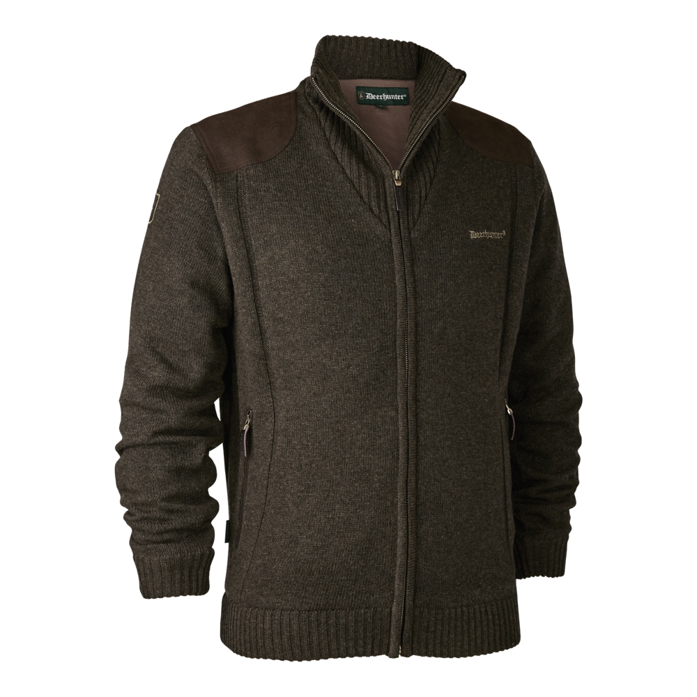 Carlisle Strickjacke mit Stormliner Dark Elm - Deerhunter