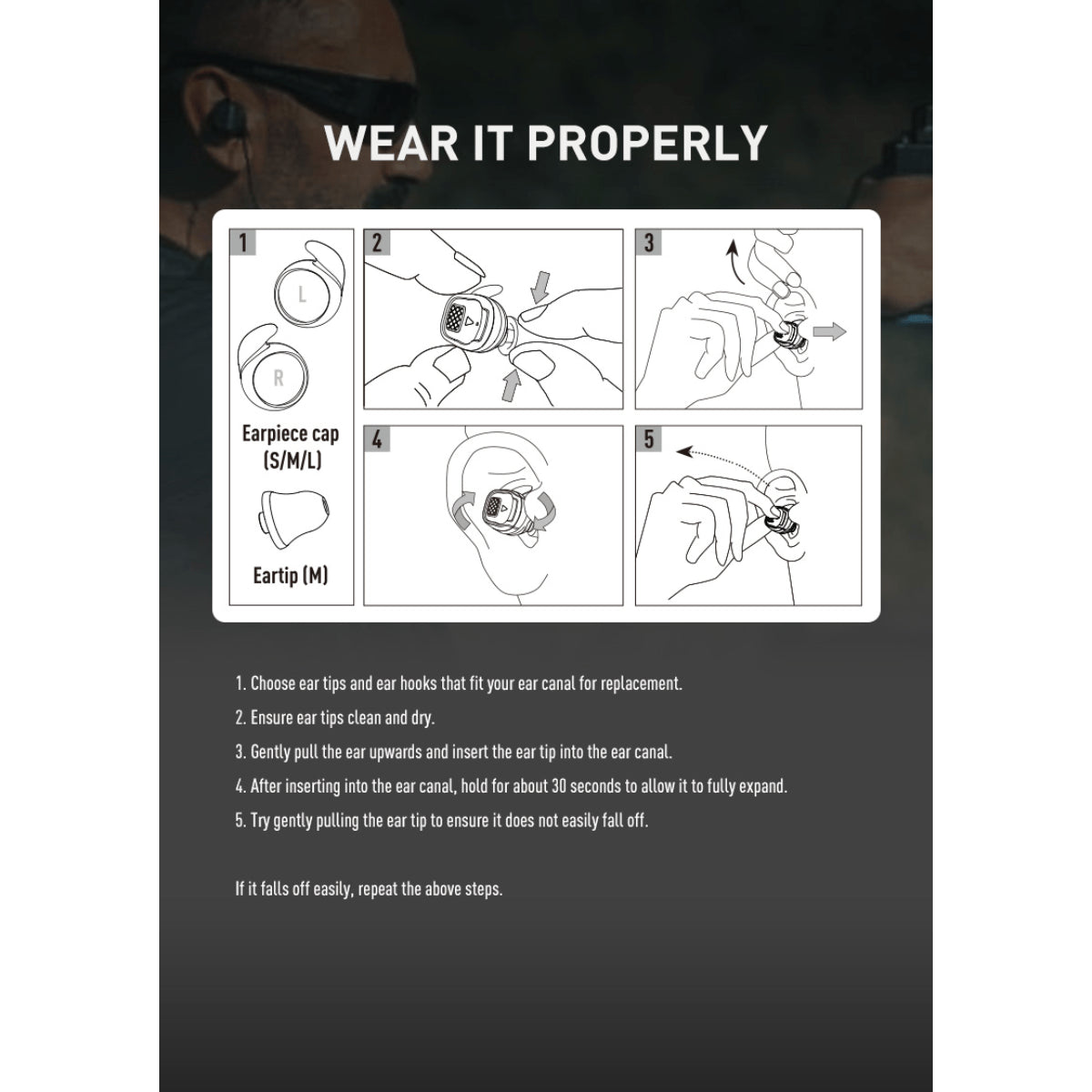 PRO Bluetooth In-Ear-Gehörschutz - Earmor M20T