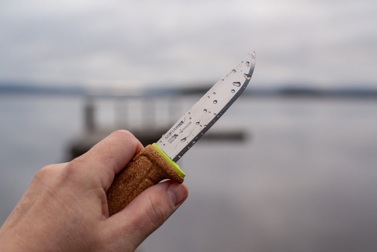 Schwimmendes Messer (S) Lime Green – Morakniv