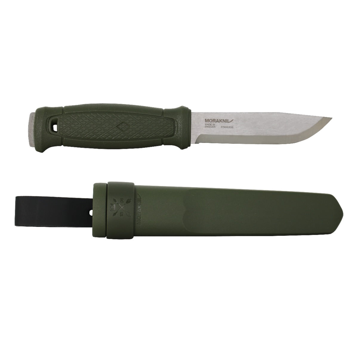 Garberg mit Kunststoffscheide (S) Grün – Morakniv