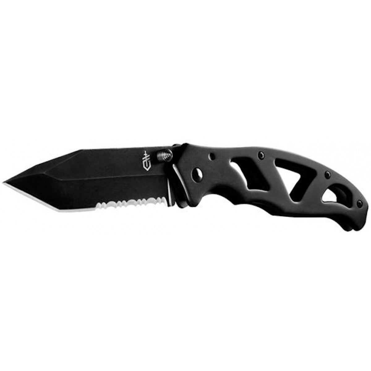 Paraframe II Tanto Klappmesser gezahnt Schwarz - Gerber