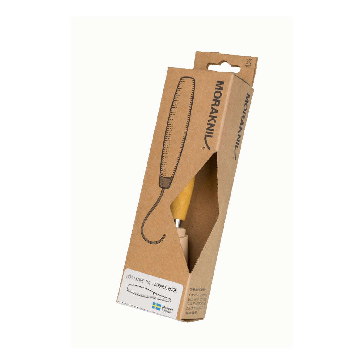 Hakenmesser 162 Double Edge mit Leder – Morakniv