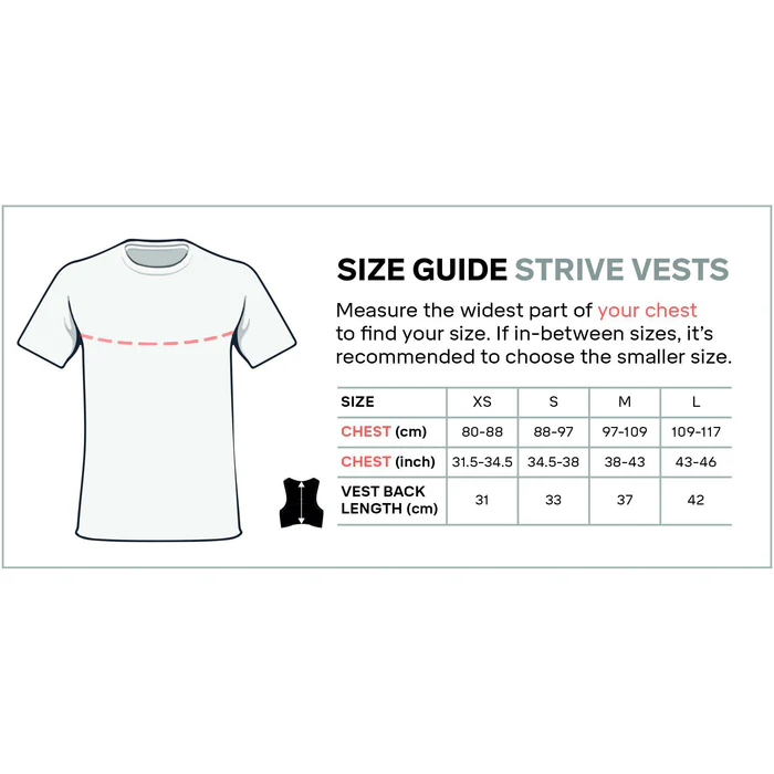 Strive Fly Weste Schwarz S – Silva