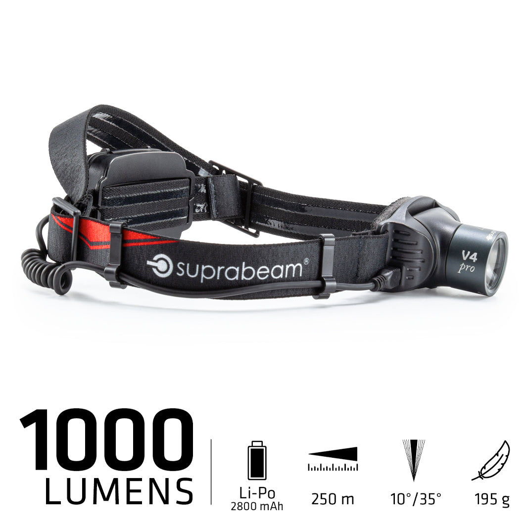 V4pro wiederaufladbar - Suprabeam