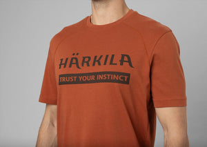 Härkila logo t-shirt S/S - Arabian spice - Härkila