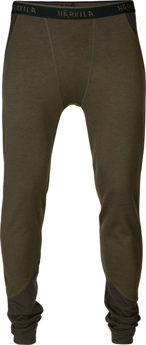Härkila Base Warm long johns Willow green/Shadow brown - Härkila