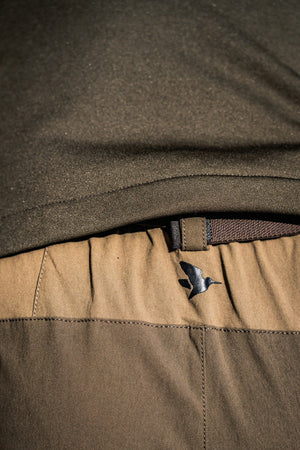 Spodnie damskie Larch Stretch Pine Green / Chocolate Torte - Seeland