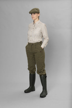 Damskie spodnie Hillside Harriet Breeks Moss green - Seeland