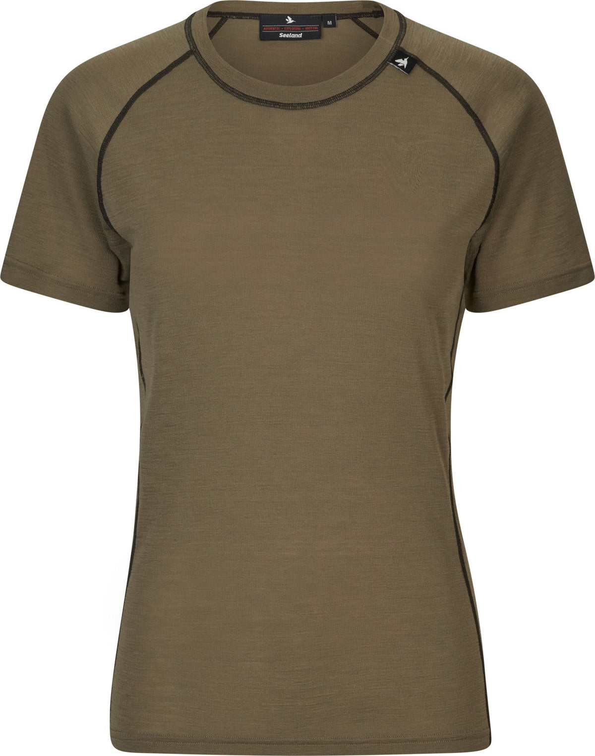 Apex Aia Merino-T-Shirt Covert Green - Seeland