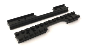 Picatinny Skinne A-O Military Mauser K98 (with bulb, with holes B=105 L=148) - 20 MOA - Rusan