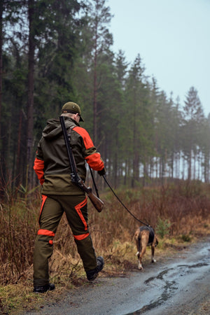 Pro Hunter Dog Keeper GTX spodnie Willow green/Orange - Härkila