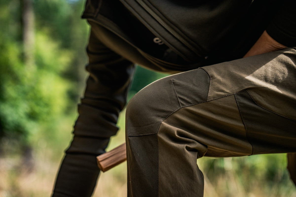 Spodnie damskie Larch Stretch Pine Green / Chocolate Torte - Seeland