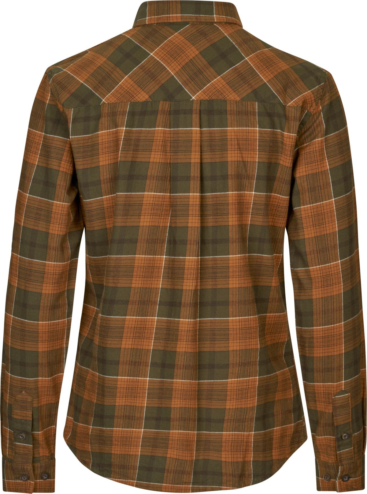 Skye Flannel koszula damska - Grizzly Brown/Terracotta Check - Seeland