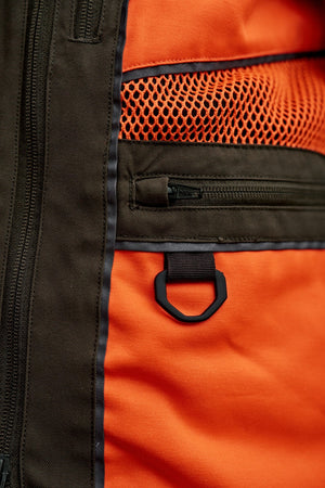 Wildboar Pro - Blaze kamizelka Orange blaze/Brązowy - Härkila