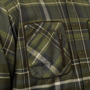 Koszula Pajala - Olive check - Härkila