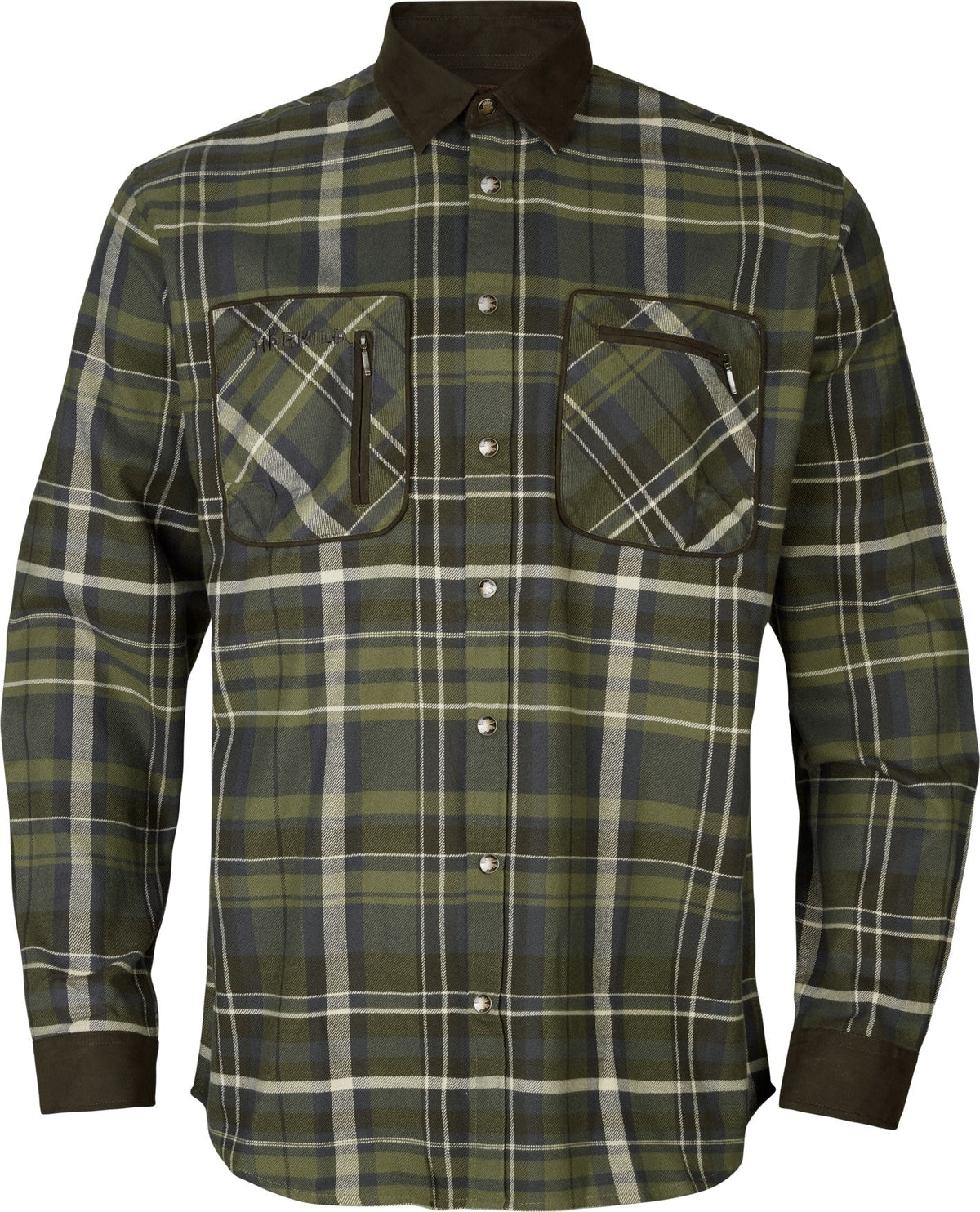 Koszula Pajala - Olive check - Härkila