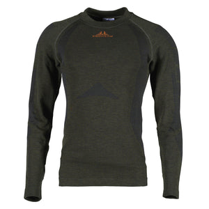 Zestaw Bielizny Termicznej Merino Tech Base Layer Hunting Green – Swedteam