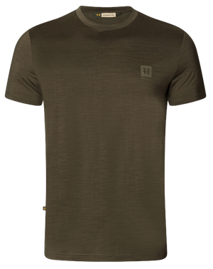 Base All Season Kurzarm-T-Shirt Willow green - Härkila