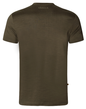 Base All Season Kurzarm-T-Shirt Willow green - Härkila