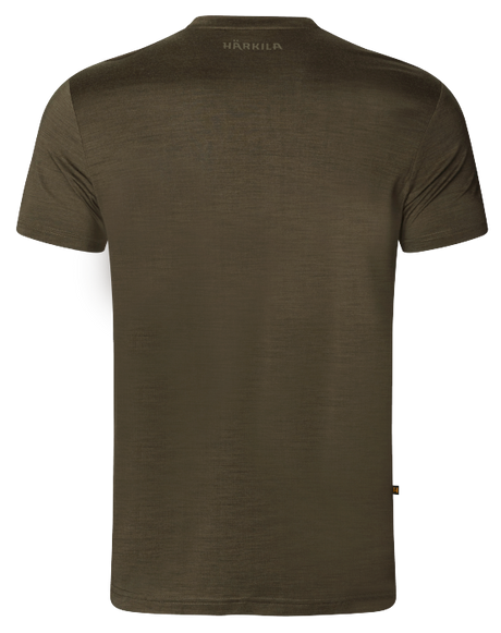 Base All Season Kurzarm-T-Shirt Willow green - Härkila
