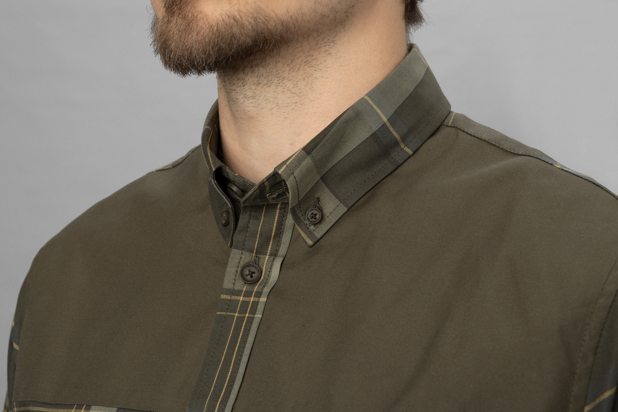 Anker L/S Hemd - Willow green - Härkila