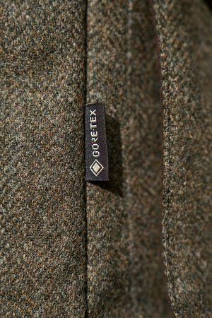 GTX-Jacke Forest green/Fischgrätmuster – Härkila