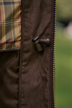 GTX-Jacke Forest green/Fischgrätmuster – Härkila