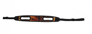 Gewehrriemen mit db. Loch (Handauflage) Orange
