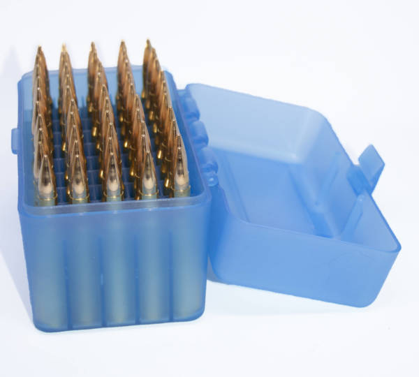 Patronenbox, Stückzahl: à 50. cal 308