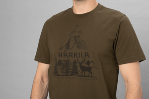 Koszulka Härkila Nature S/S - Willow green - Härkila